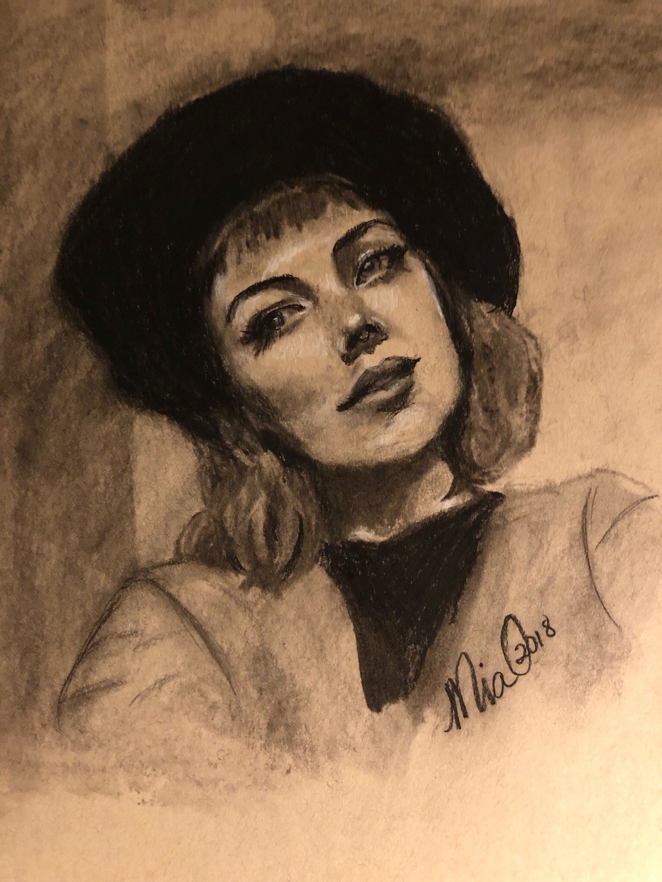 Young Woman in Hat